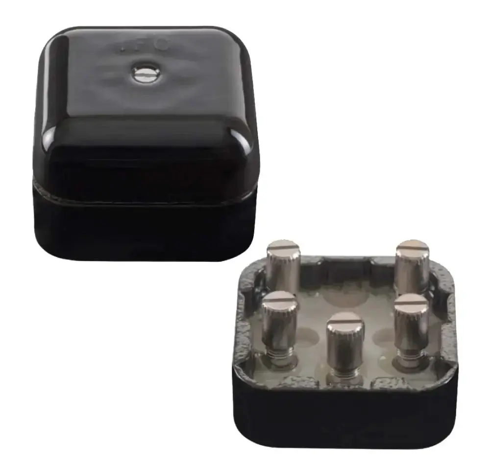 Kulodosa Porslin Svart Fyrkantig