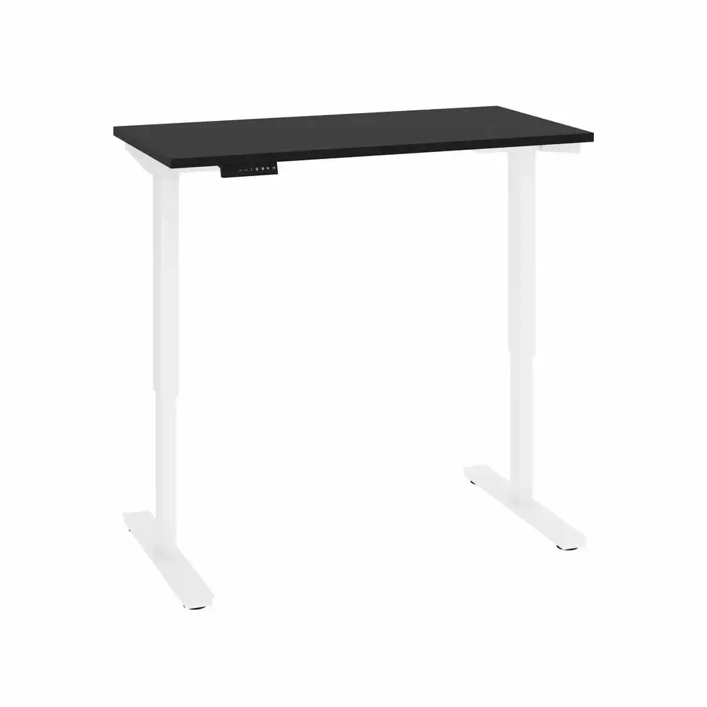 Bestar Viva 48W x 24D Electric Standing Desk Black