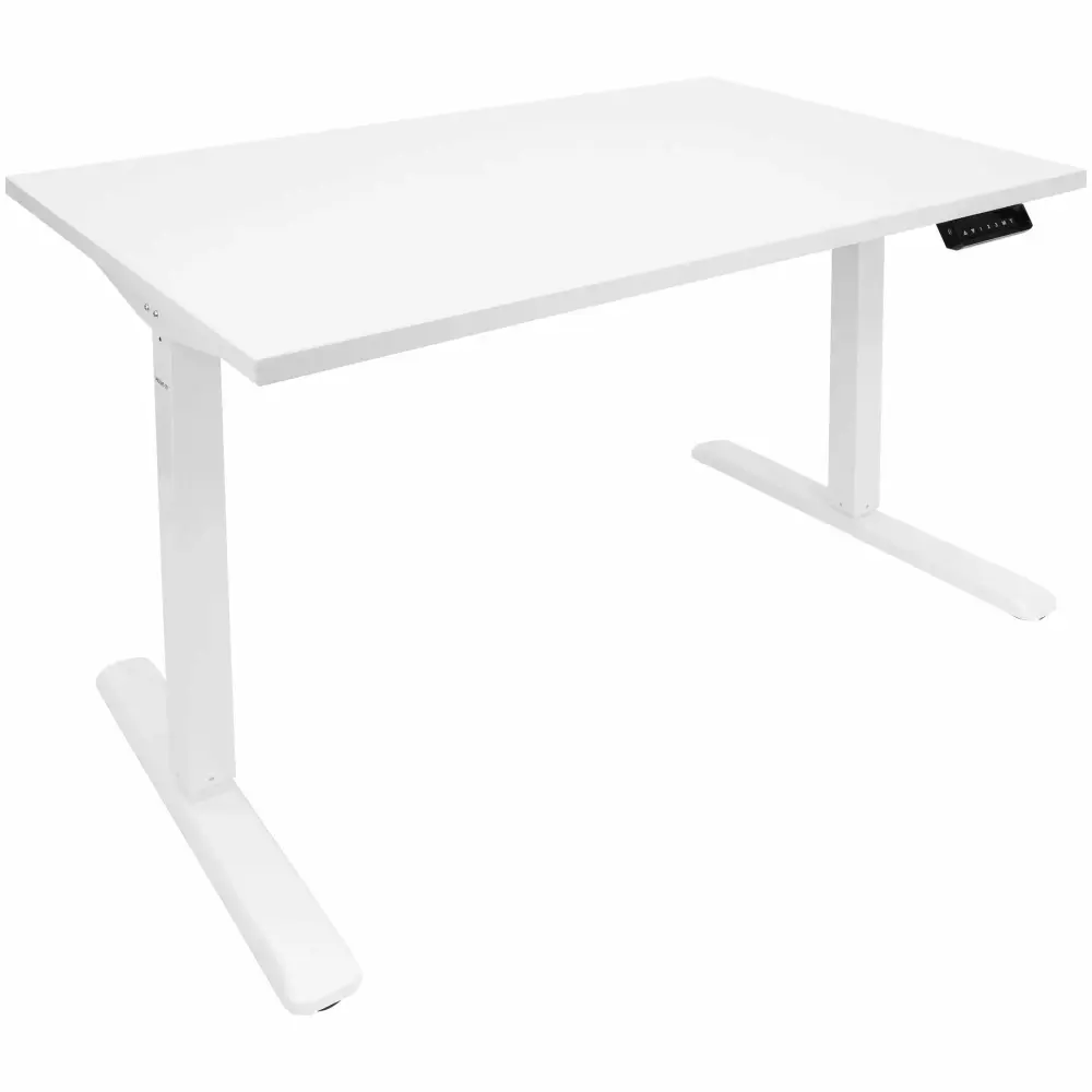 Mount-It White Electric Sit Stand Desk Home Office Mount-It!