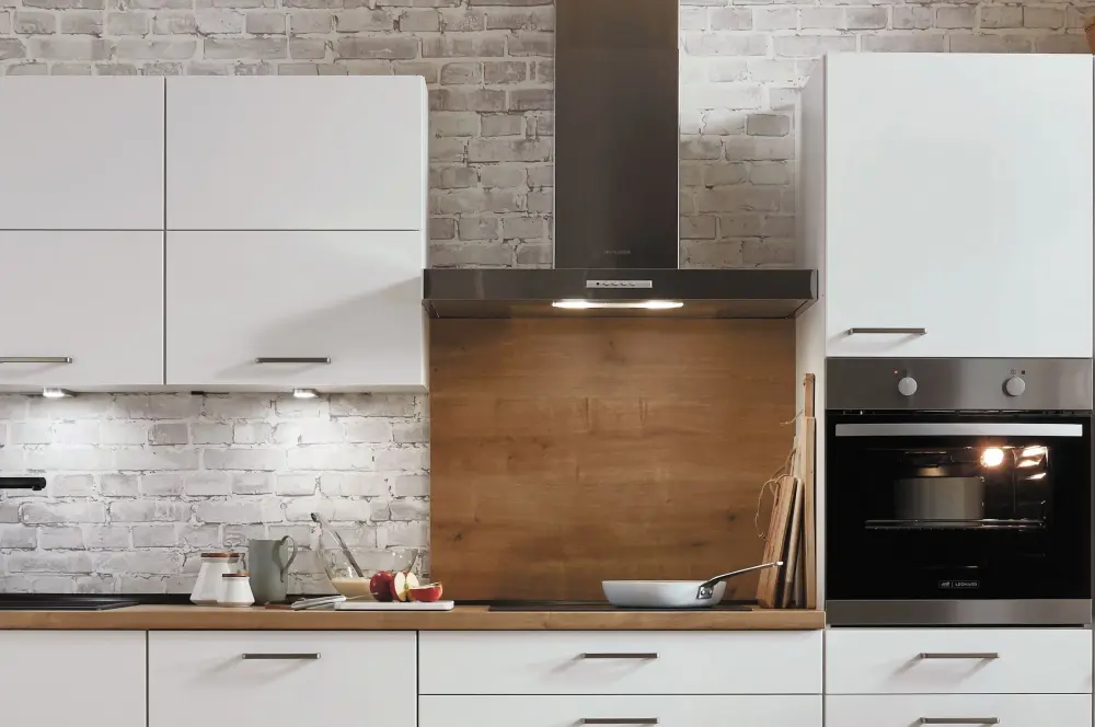 nobilia kitchen unit Kerpen 360 cm white soft-touch concrete slate gray e devices