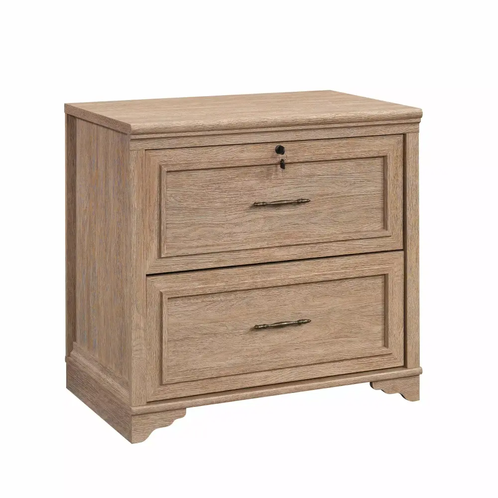 Sauder Rollingwood Engineered Wood Lateral File Cabinet Brushed Oak