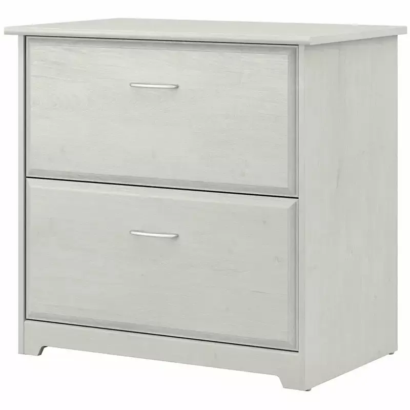UrbanPro 2 Drawer Lateral File Cabinet Linen White Oak Engineered Wood