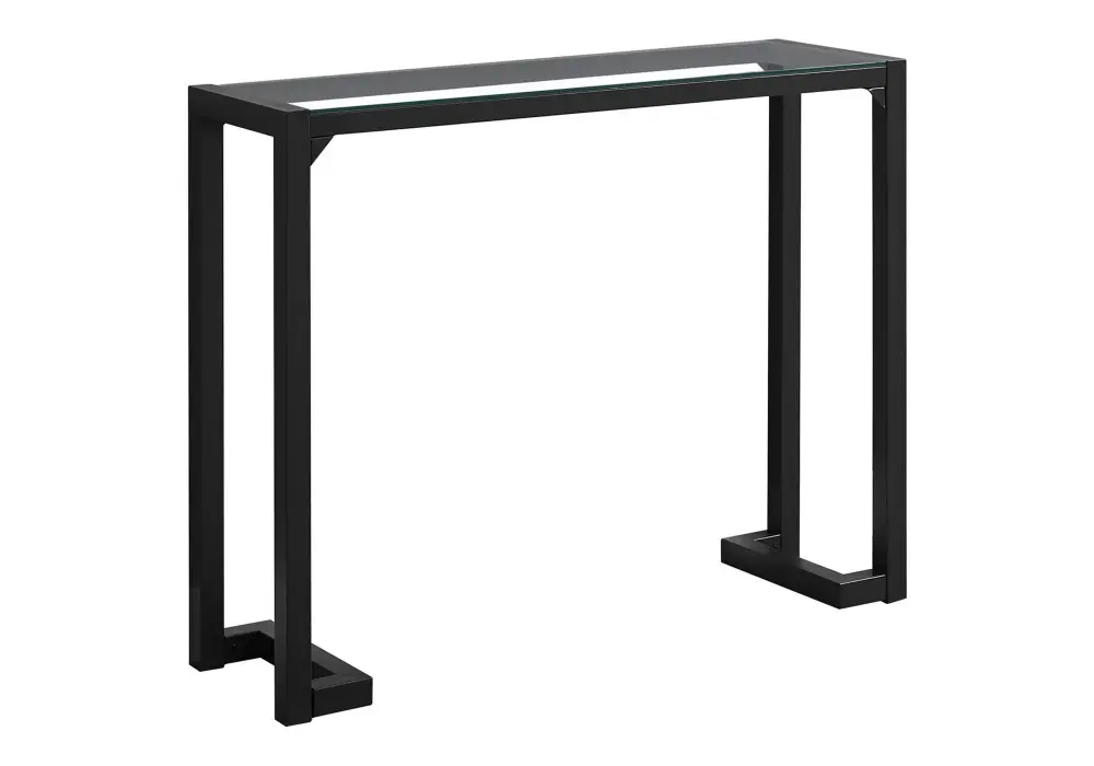 Accent Console Table Entryway Contemporary - Onyx Storage Bench