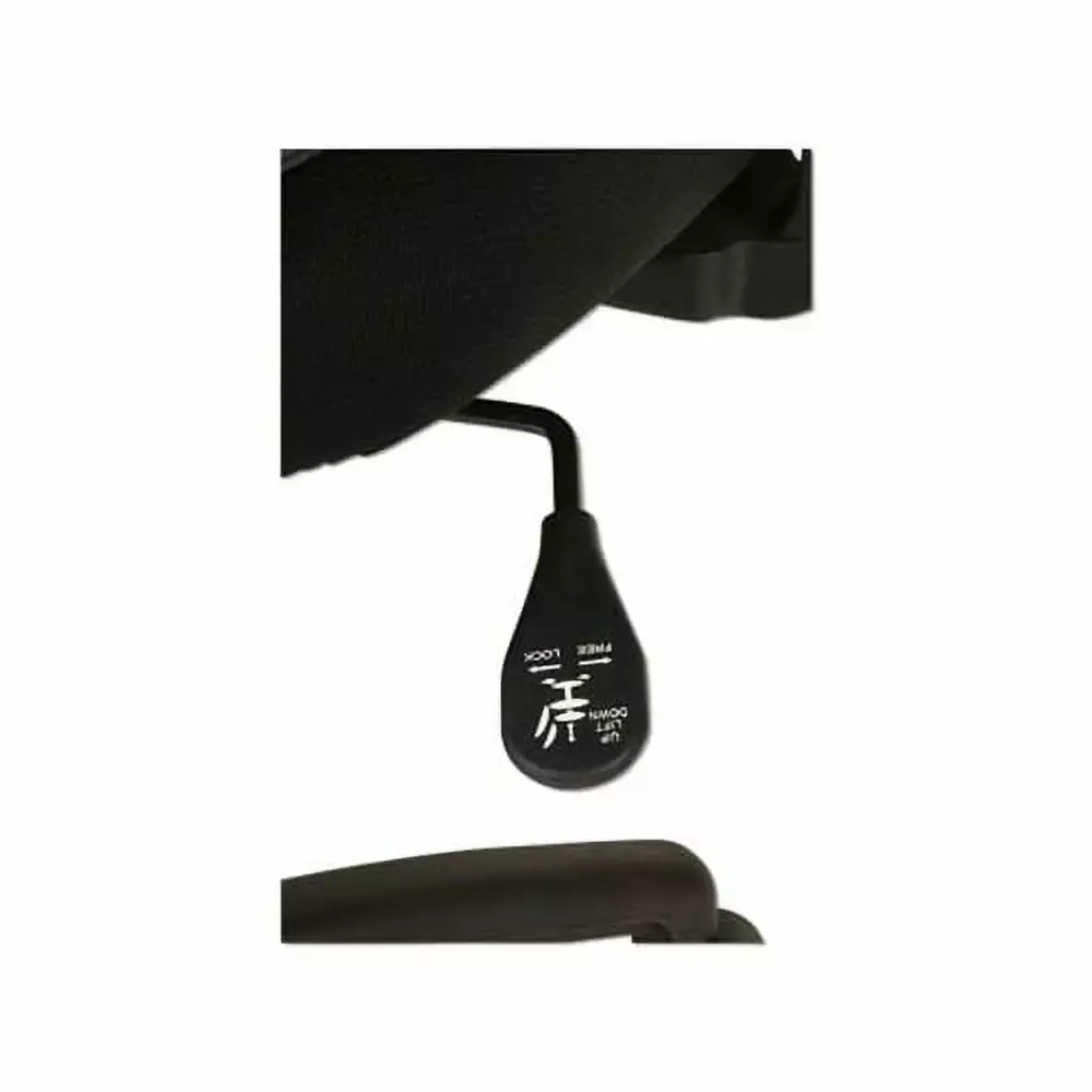 Etros Series Suspension Mesh Mid-Back Synchro Tilt Chair Supports up to 275 lbs. Black Seat/Black Back. Black Base Alera