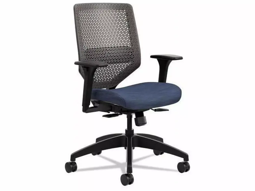 HON Solve Series ReActiv Back Task Chair Midnight Charcoal - Ergonomic Office Chair
