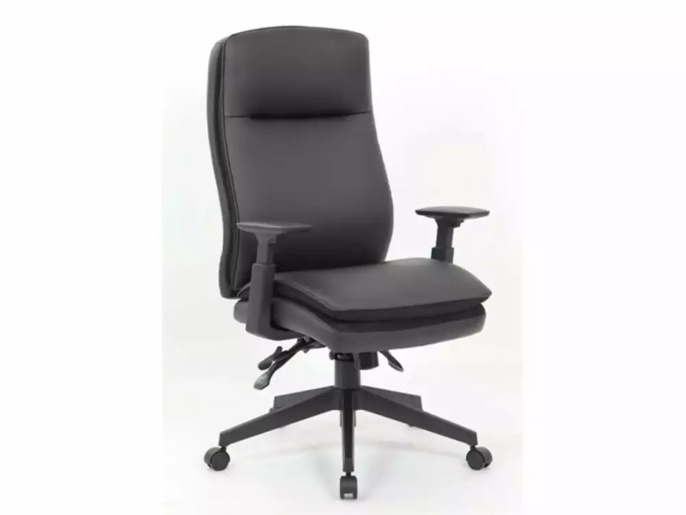 Boss Executive Chair Black High Back Ergonomic Office Chair Adjustable Features Boss Office Products