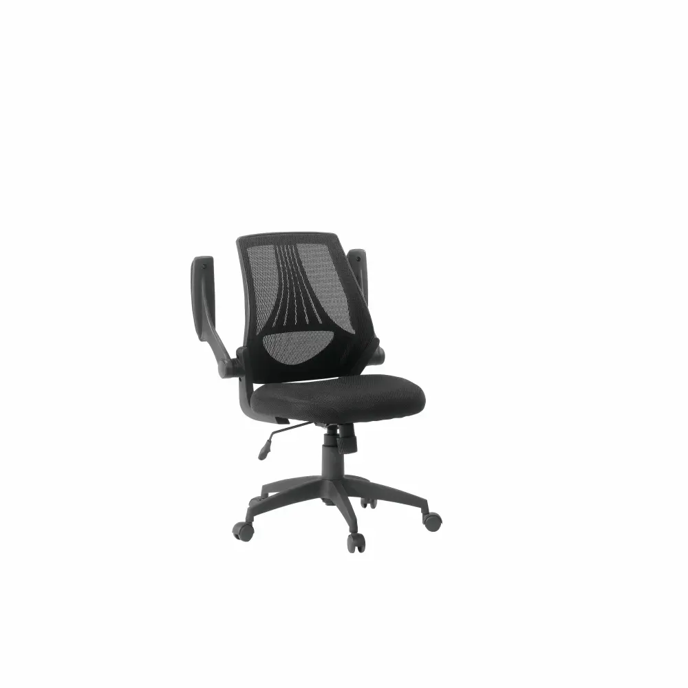Sauder Mesh Managers Office Chair Black Finish Executive Office Chair Mesh Back