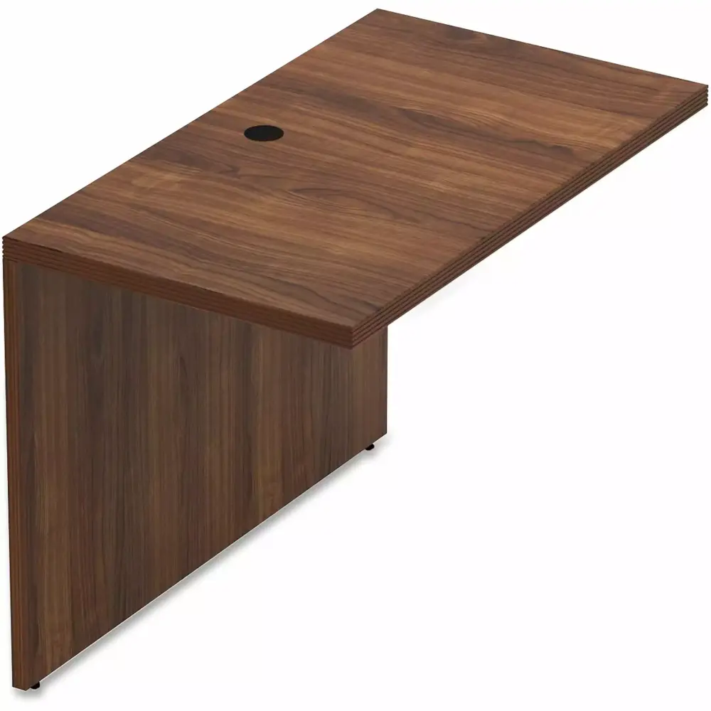 Lorell Chateau Series Mahogany Laminate Desking Office Desk