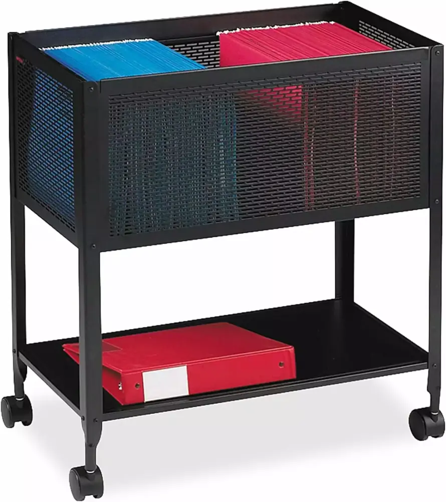 Mesh Rolling File 13 1 4 24 27 1 2 Inch Black Mobile Storage Organizer Abby's