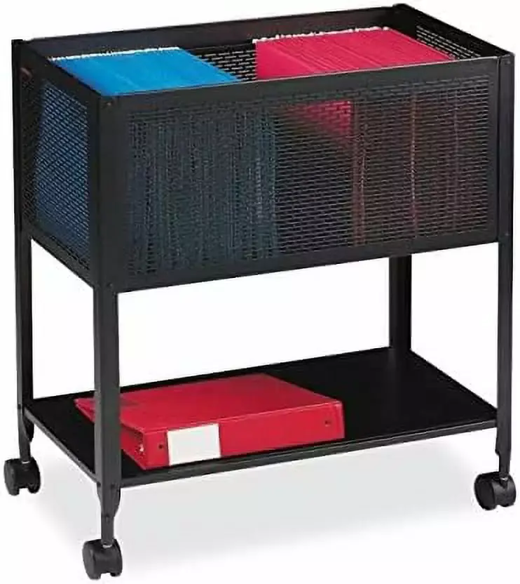 Mesh Rolling File 13 1 4 24 27 1 2 Inch Black Mobile Storage Organizer Abby's