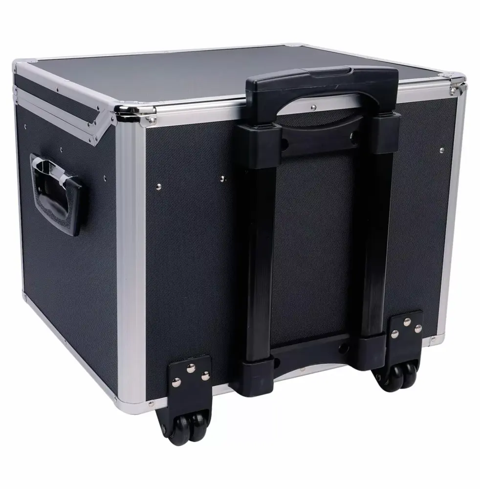 Locking Mobile File Chest A4/FC 15.25 x 12.25 x 11.5 Inches Black DaiZuY