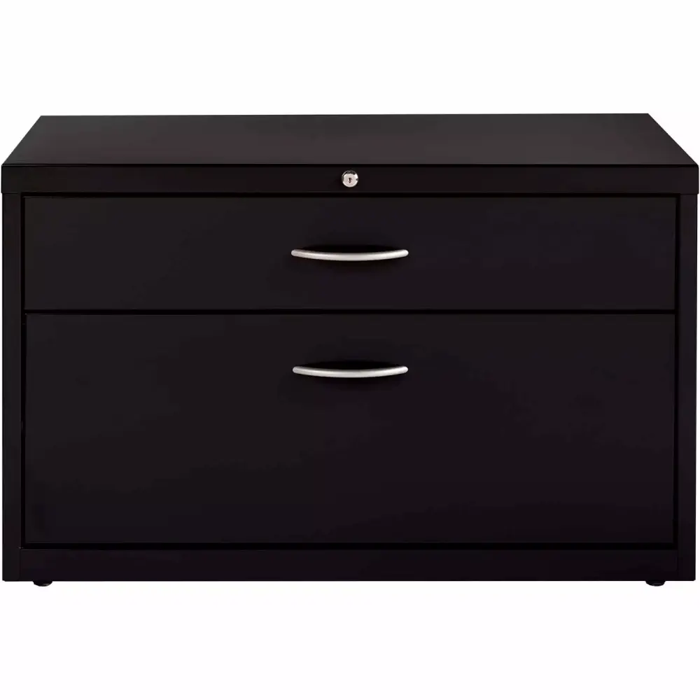 Global Industrial 36 Low Credenza File Cabinet Black Hirsh Industries