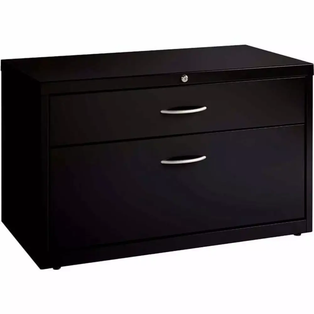 Global Industrial 36 Low Black Credenza File Cabinet Hirsh Industries