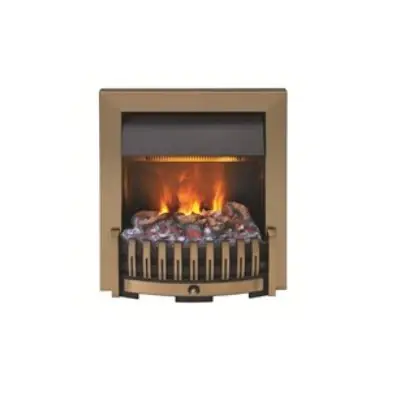 Dimplex Antique Brass Danville OptiMyst Smoke & Flame Effect Insert Fire Set