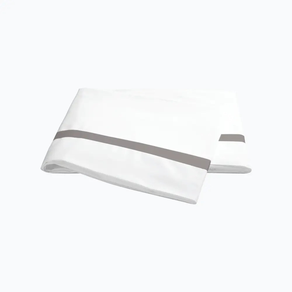 Cooling Bamboo Lowell Cotton Percale Flat Sheet