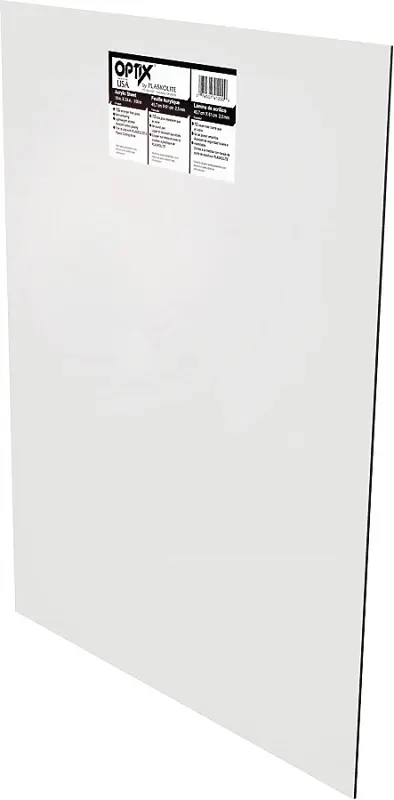 Plaskolite 11G0831A Plexiglass Flat Sheet, 44 L, 32 W, 0.1 Thick, Distinct