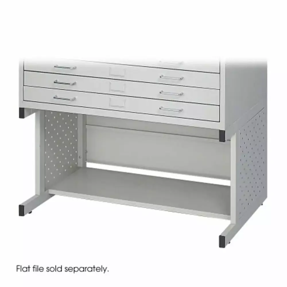 Safco 4971LG Light Gray Facil Flat File High Base Small Document Organization