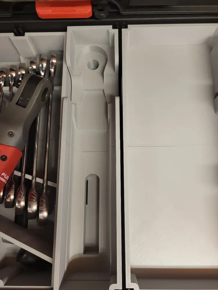 Packout Ultra Slim Drawer Insert Compact M12 Ratchet (MDD-MR) - Milwaukee Dave Design