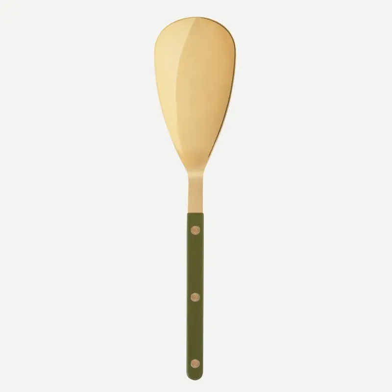 Bistrot Solid Rice Spoon - Gilded