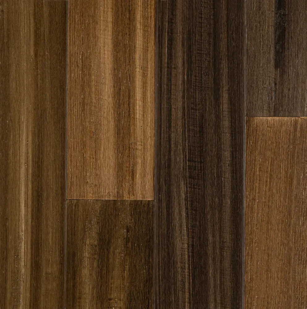 7mm Roasted Cashew Sealed Engineered Strand Bamboo Flooring 5.12 . Wide x 36.22 . Long