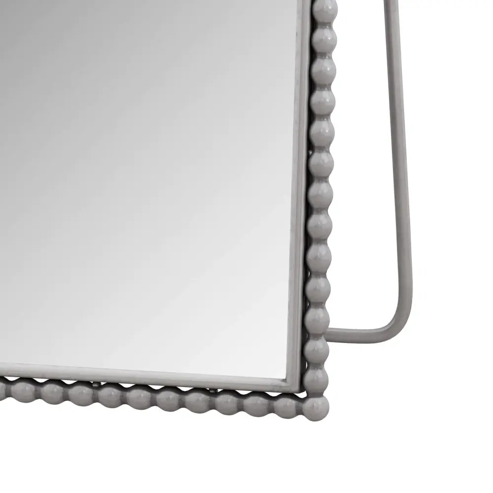 Arch Nostalgic Full Length Mirror Supporting Feet - Silver