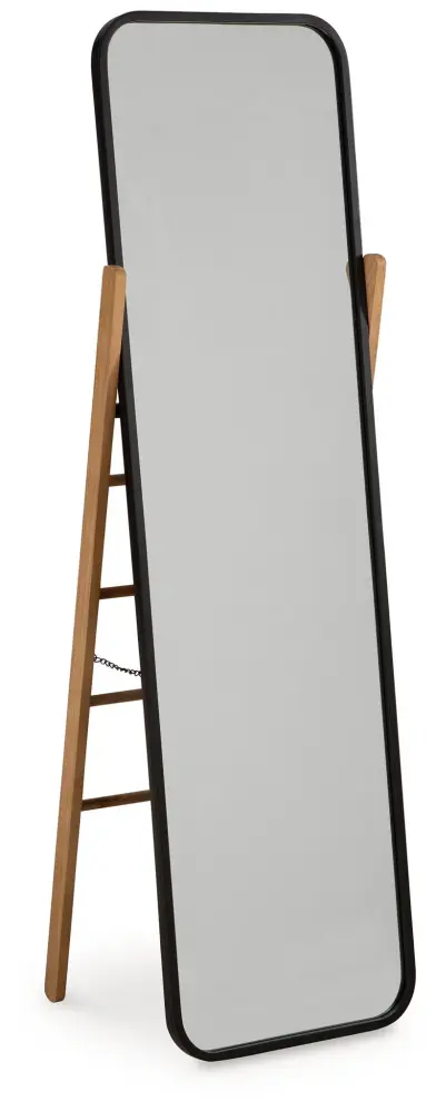 Premium Frameless Bronick - Floor Mirror - Midnight / Brown