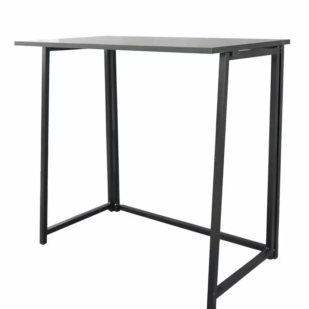 IVV Modern Computer Desk Simple Foldable Console Table Black