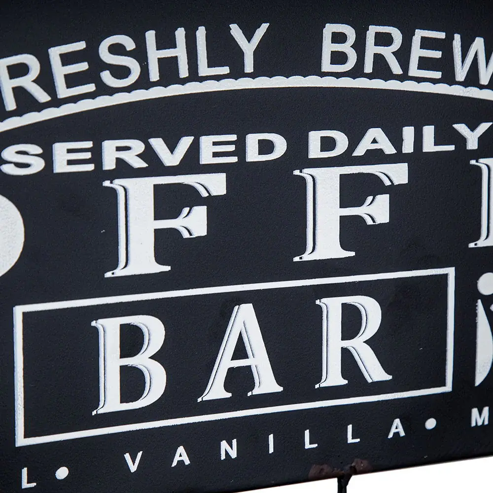 Floating Coffee Bar Shelf Coffee Pod Holder, Hooks And Storage Shelf - Jet-black