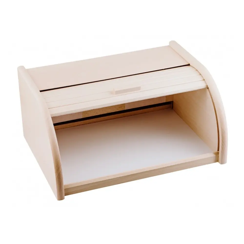Practic Hardwood Breadbox Sliding Lid – Stylish and Functional Storage (#20080400)
