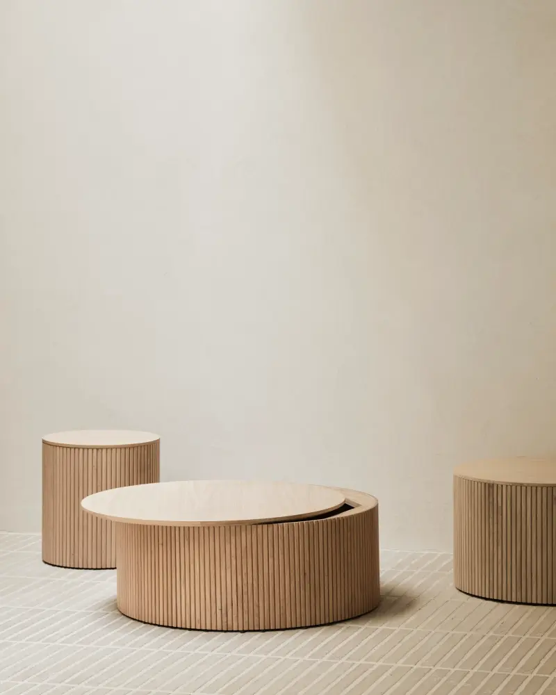 Foldable Roller Max Storage Side Table