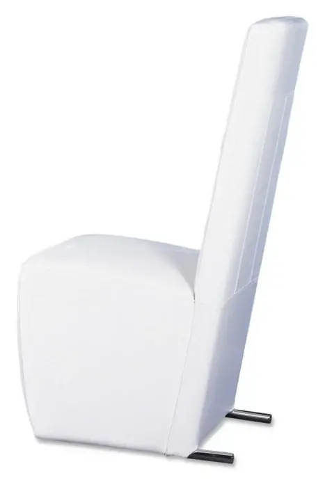 &X Maud Modern Midnight Leatherette Dining Chair