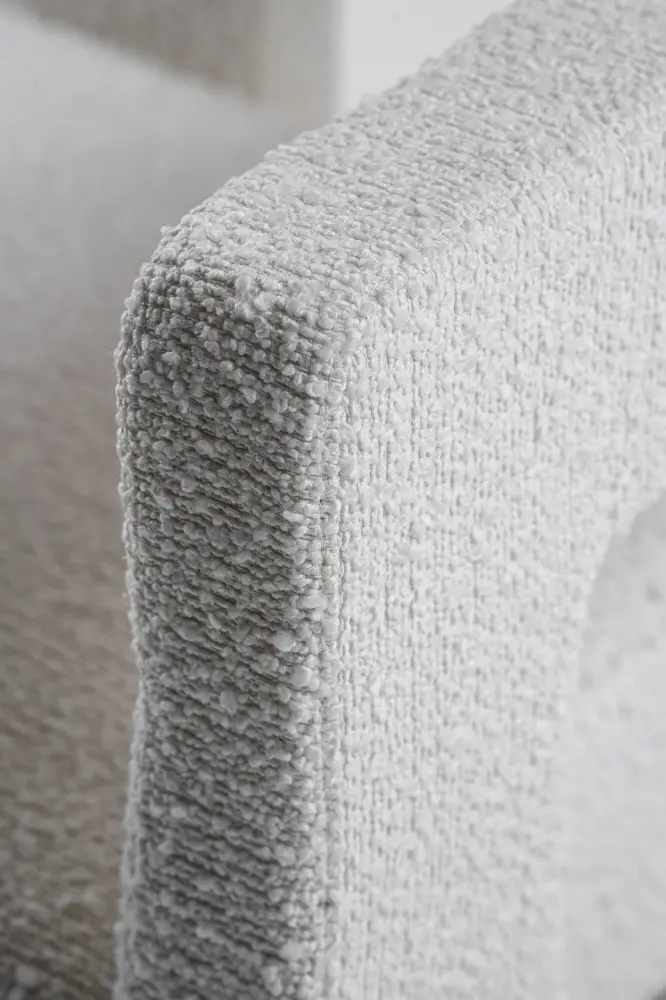 Modrest Drea - Sleek White Fabric Dining Chair