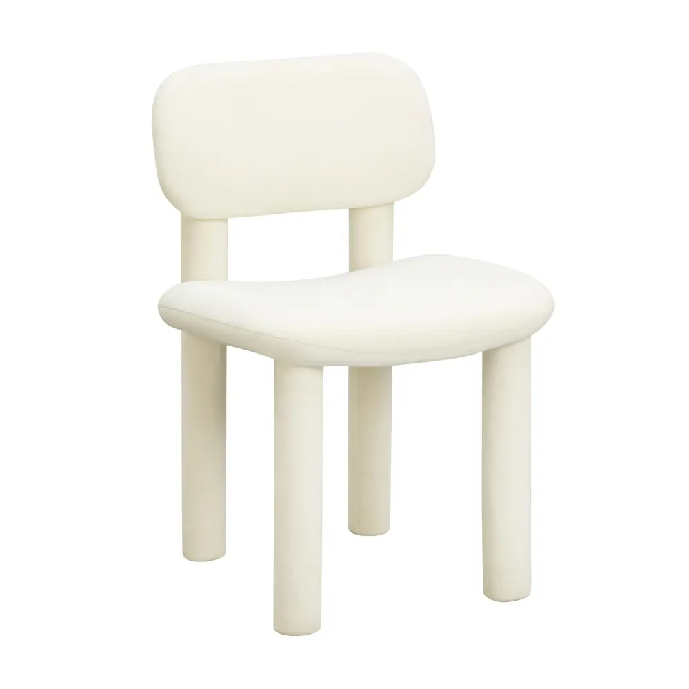 Elise Ivory Chalk Performance Velvet Dining Chair