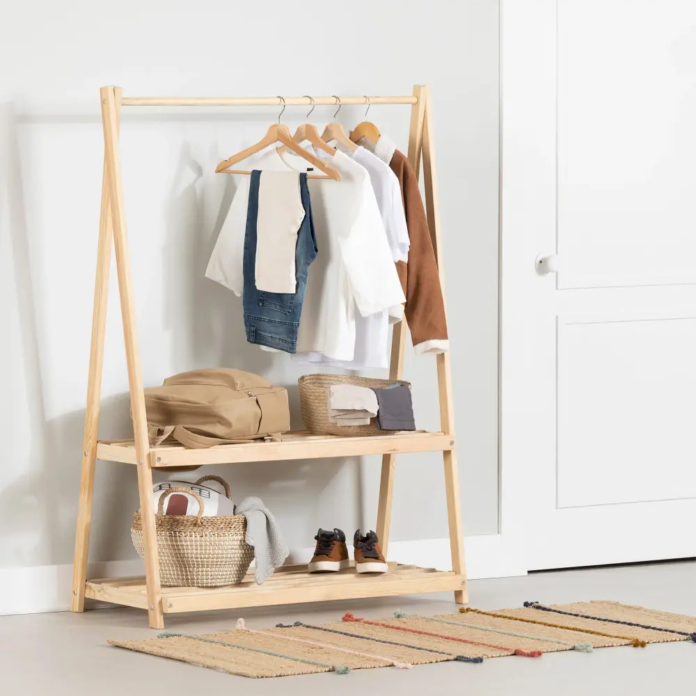 Clothes Rack Storage Shelves - Sweedi Pure