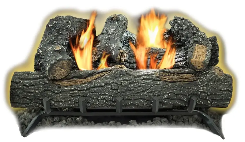 Realistic Flame Comfort Glow Gas Products GLD2460T Gas Log Insert, 24 Log, Electronic Ignition