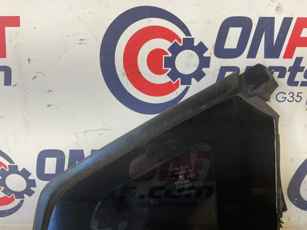 2012 Nissan 370Z Passenger Right Rear Side Quarter Panel Glass OEM 24BDMEE