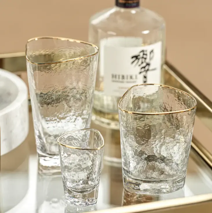Aperitivo Triangular Paired Old Fashioned Glass