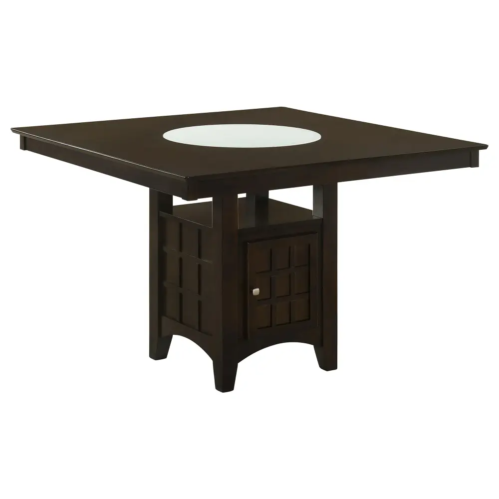 Diamond Modern Furniture COA Square Gabriel Counter Height Dining Table Pedestal Base 100438