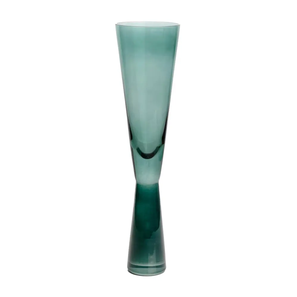 Flute Green Champagne Glasses - Place 4