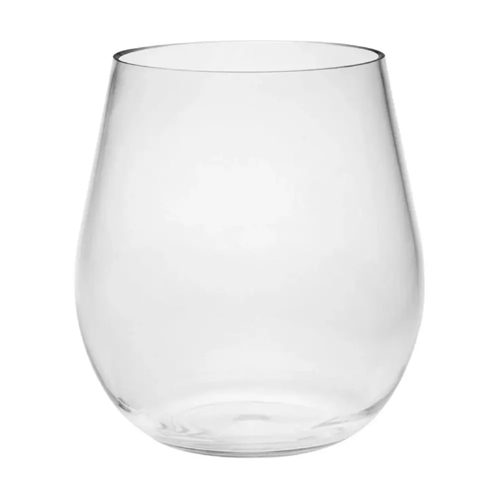 Halo - Oval Tritan Glasses Dof 18Oz, Bpa Free Plastic Water Tumblers adjust 4) - Clear