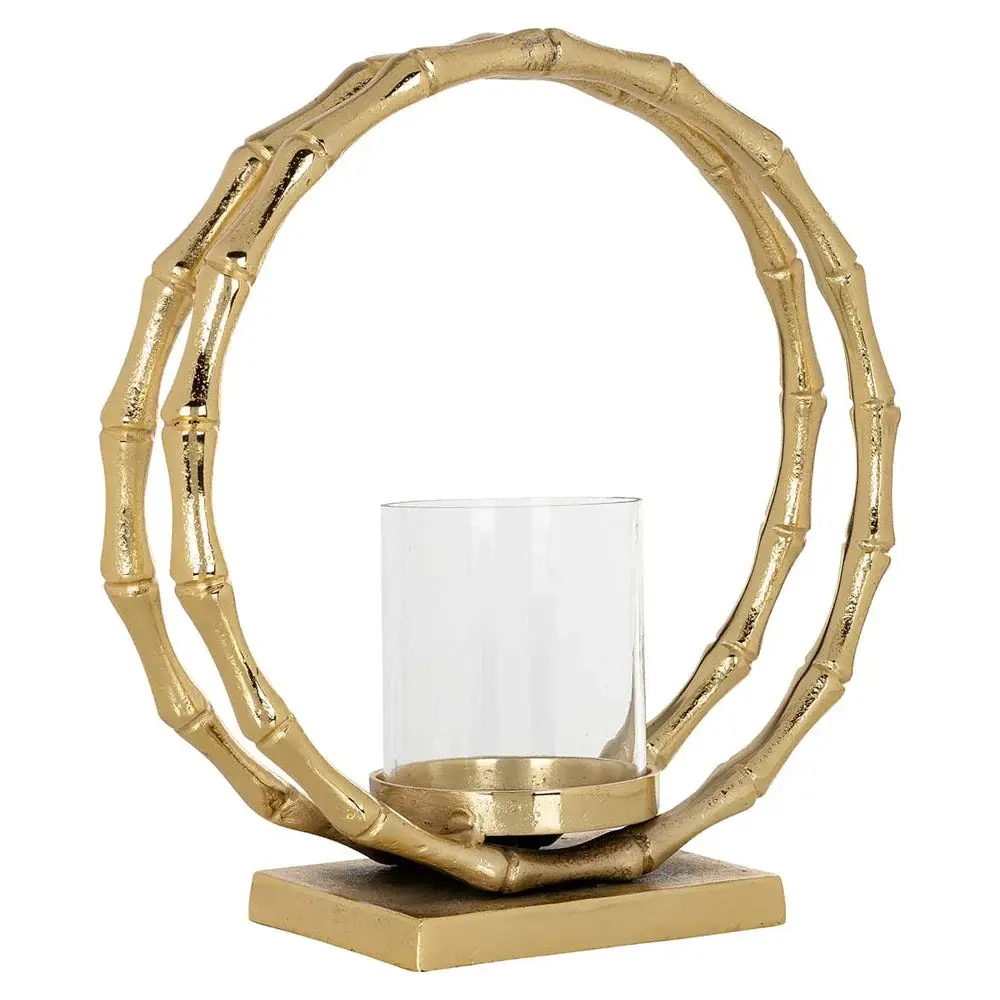 Merlyn Large Glass Hurricane - Gold