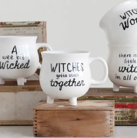 Stoneware Cauldron Mug