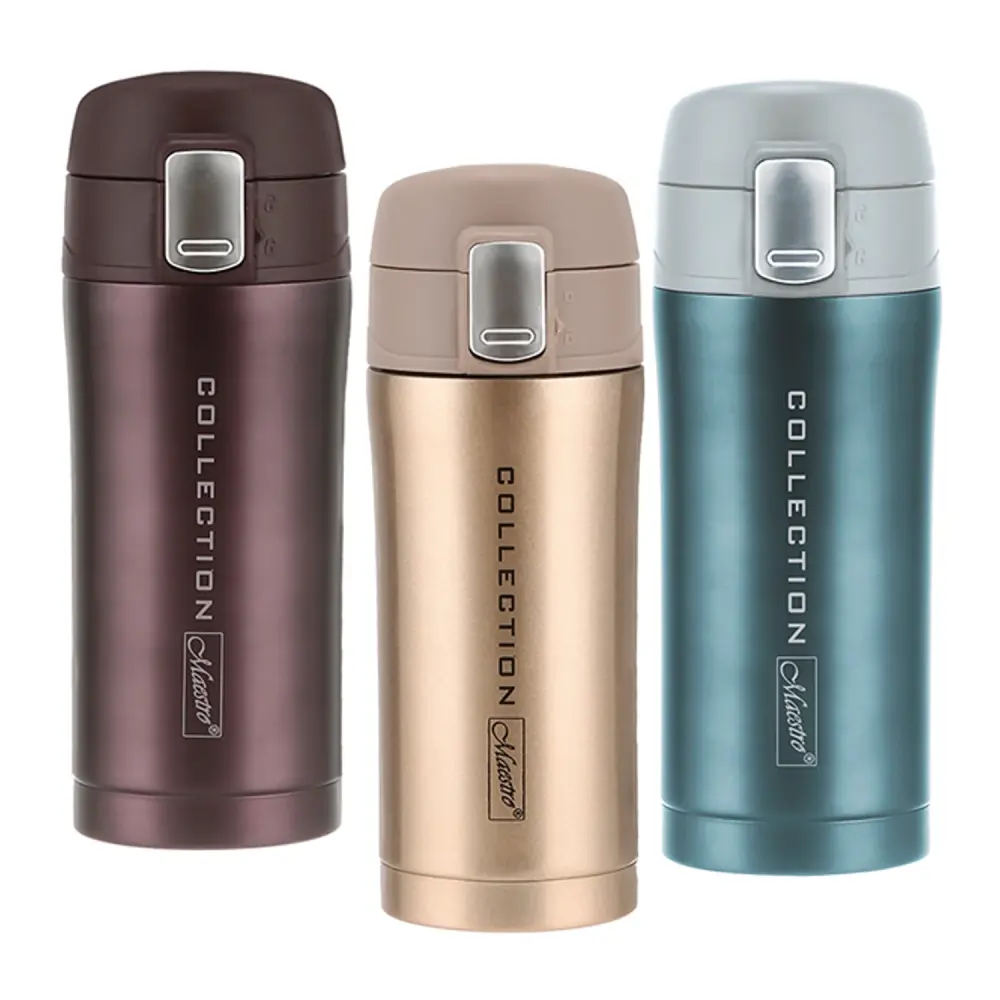 Thermo mug crafted stainless steel 0.45L Maestro MR1641 blue