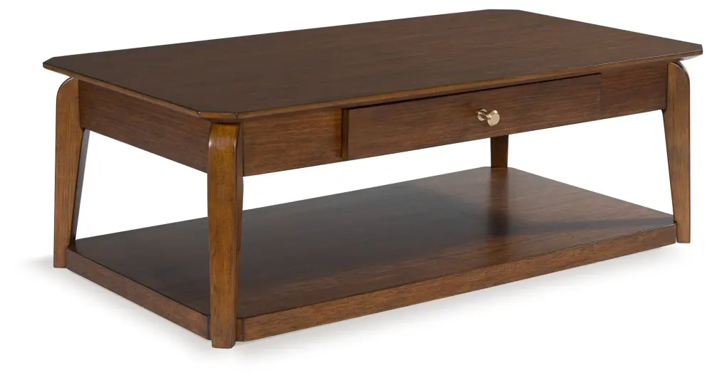 Trenmour - Rectangular Cocktail Table - Medium Espresso