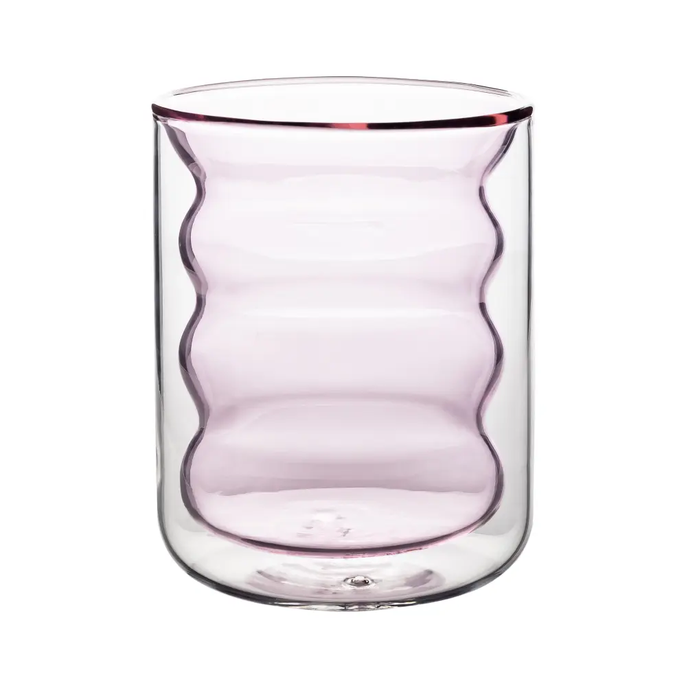 Waves Blush Water Glass - Place 4