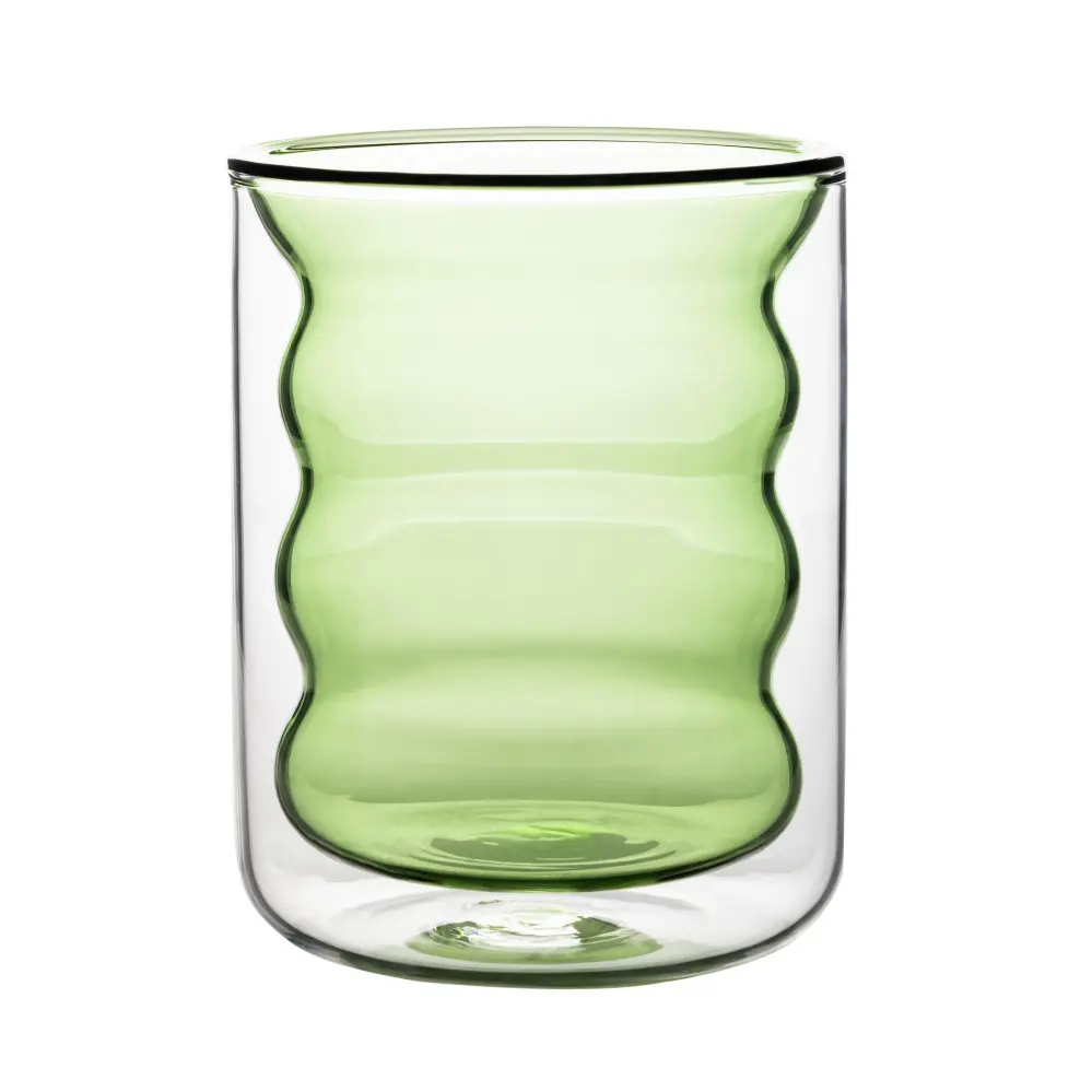 Waves Forest Water Glass - Set 4