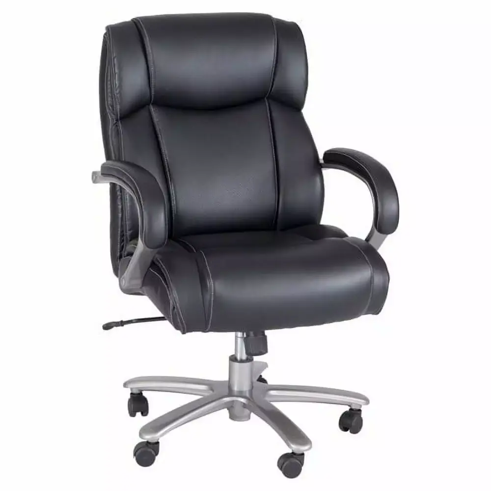 Scranton & Co Modern Mid Back Task Chair 400 lb Capacity Black