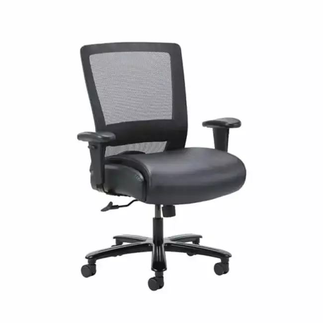 Mesh Heavy Duty Chair Black 400 lbs Capacity Ergonomic Office Task Chair SeatSolutions