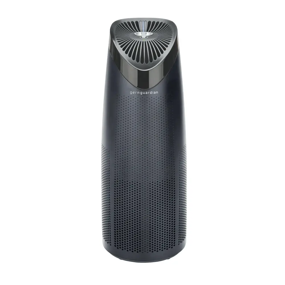 GermGuardian AC4625BDLX Air Purifier Tower HEPA Filter, UV Sanitizer & Odor Reduction