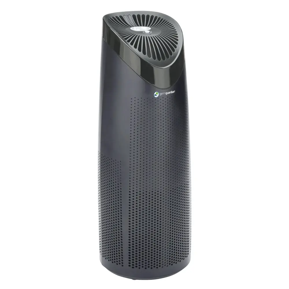 GermGuardian AC4625BDLX Air Purifier Tower HEPA Filter, UV Sanitizer & Odor Reduction